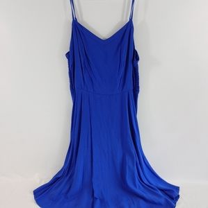 Women's blue summer dress